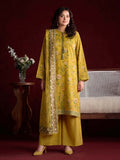 RHEA 3-Piece Unstitched Leather Linen Suit