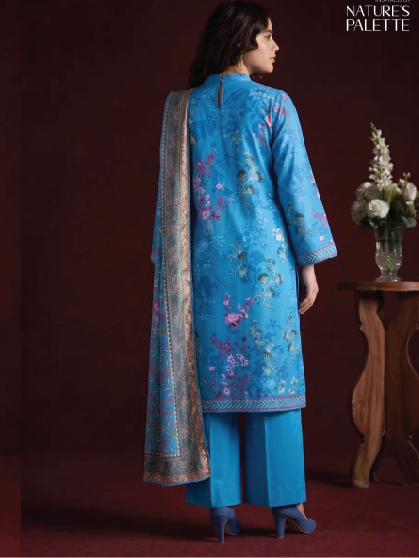 RHEA 3-Piece Unstitched Leather Linen Suit