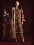 RHEA 3-Piece Unstitched Leather Linen Suit