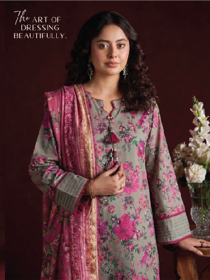 RHEA 3-Piece Unstitched Leather Linen Suit