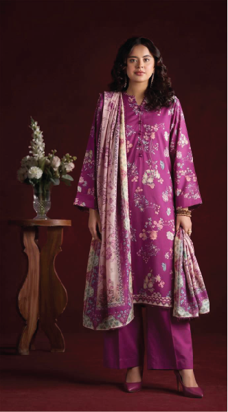 RHEA 3-Piece Unstitched Leather Linen Suit